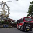バリ島 路線バスの旅 Ubud～Ubung その1 ウブド市場から乗車編 停留所の詳細あり